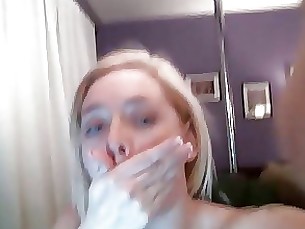 Blond Autobus Plantureuse Sperme Soins du visage Chaud MILF Webcam
