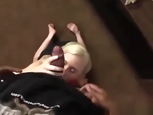 Skinny Blonde MILF Is Hungry For Big Black Dick
