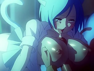 anime oral cycki zwariowany smar wytryski hentai przy piersi