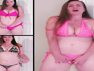 Amateur Big tits Bikini Brüste Brünette Kurvige Dildo Fantasie